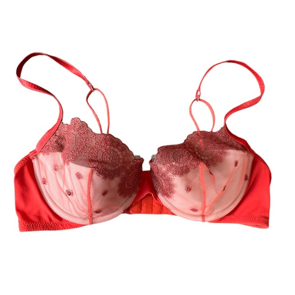 La Perla Sheer Lace Balconette Bra